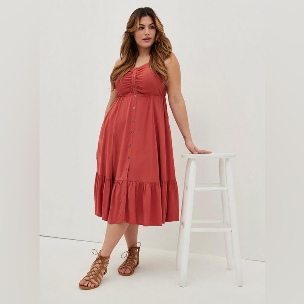 Torrid Challis Midi Dress 1
